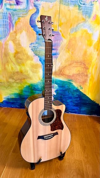 Harley Benton CLG-414CE elektroakustinen kitara + kova kotelo