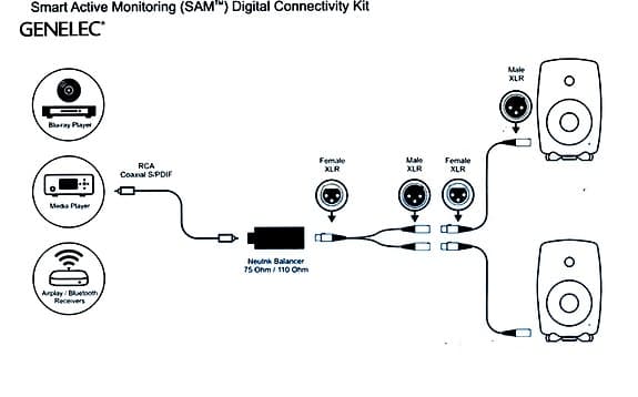 genelec 8300-200 SAM digital connectivity kit