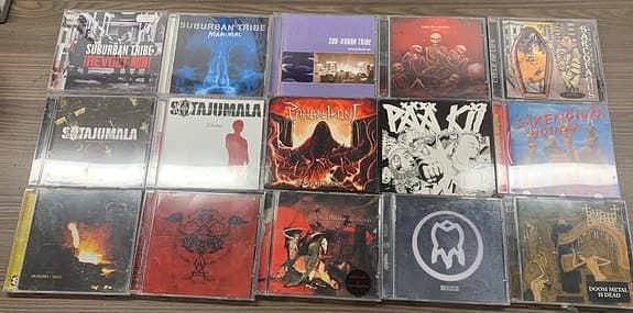 Metalli / Heavy / Rock CD paketti (15kpl)