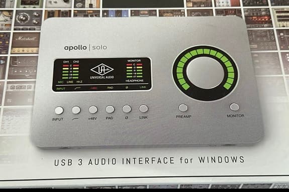 Universal Audio Apollo Solo USB Heritage Edition - äänikortti USB 3 -väylään