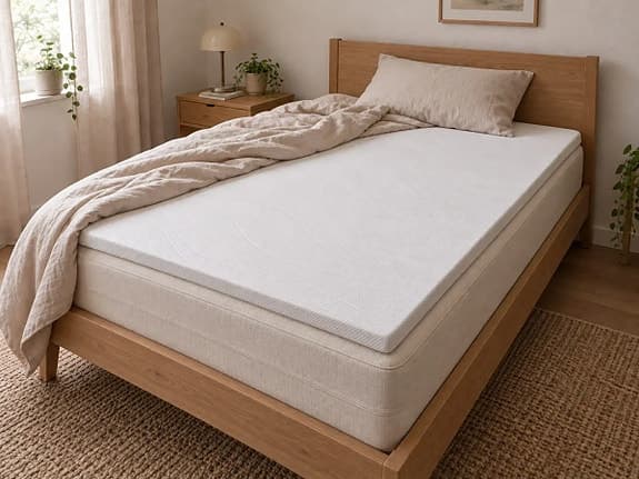 Uusi! StarSofaFi Premium Bamboo Sijauspatja, Firm, 7 cm - 140 × 200 cm
