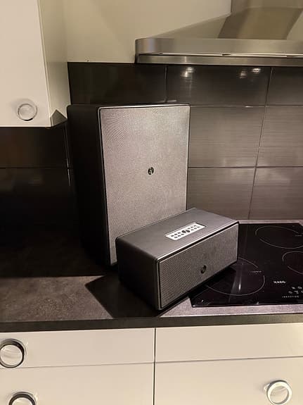 Audio Pro Drumfire-d2 ja subwoofer Wifi/multiroom/bluetooth kaijutin