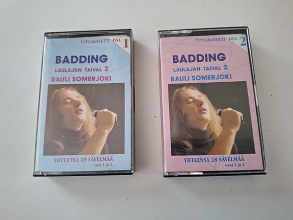 Rauli Somerjoki - Badding Laulajan taival 1–2 c-kasetit