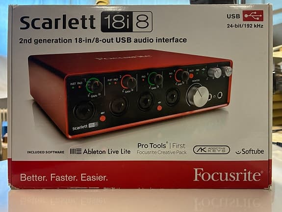 Scarlett Focusrite 18i8 2nd