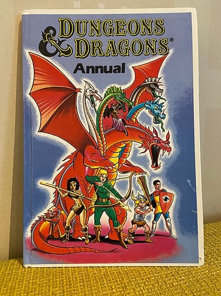 Dungeons & Dragons Annual sarjakuva-albumi englanniksi