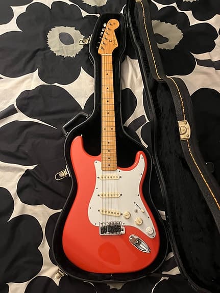 Fender Stratocaster '50 Classic Series Fiesta Red, punainen sähkökitara - image 7