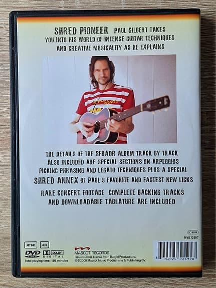Paul Gilbert - Silence Followed By A Deafening Roar - Guitar Instructional DVD - image 2