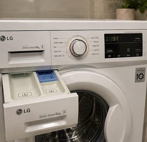 Uudenveroinen LG 8 kg pesukone – Inverter Direct Drive - image 4