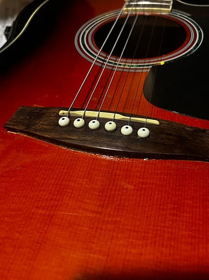 Aria AWN-20CE BS elektroakustinen kitara sunburst - image 5