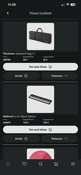 Miditech i2-61 Black Edition MIDI‑kosketinsoitin + Keyboard Bag 11 laukku - image 5