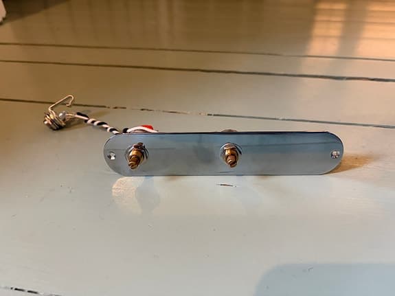 Telecaster loaded control plate no switch