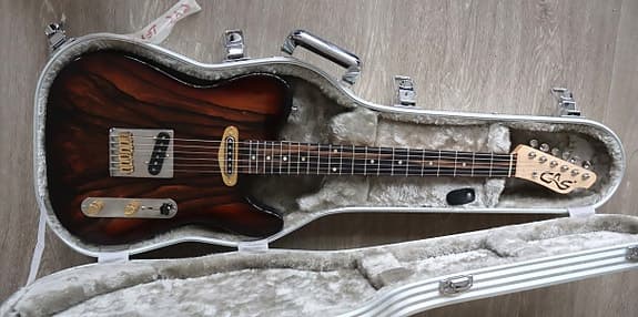 GAS Guitarworks Telecaster Exotic Ebony + kova laukku - image 2