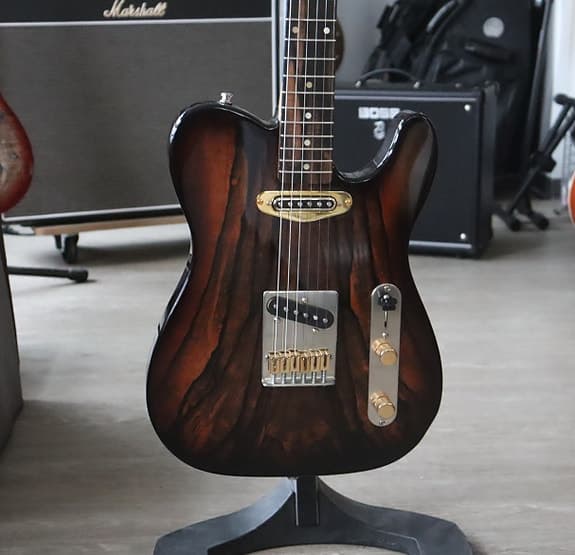 GAS Guitarworks Telecaster Exotic Ebony + kova laukku
