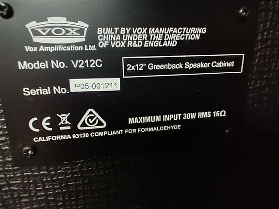 VOX v212c kaappi - image 4