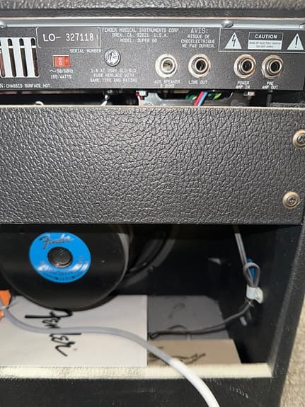 Käytetty Fender Super 60 2-Channel 60-Watt 1x12" kitaravahvistin - image 5