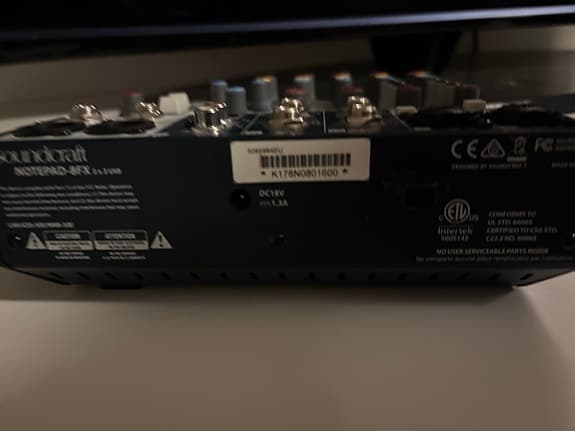 Soundcraft Notepad 8FX mikseri - image 4