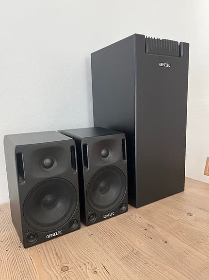 Genelec 1029A kaiuttimet + 1091A Subwoofer