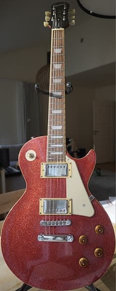 Epiphone Les Paul red sparkle