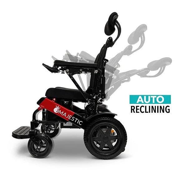 MAJESTIC IQ-9000 Automaattisesti kallistuva kauko-ohjattava sähköpyörätuoli