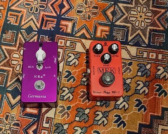 laatupedaaleita fuzz ja treble booster