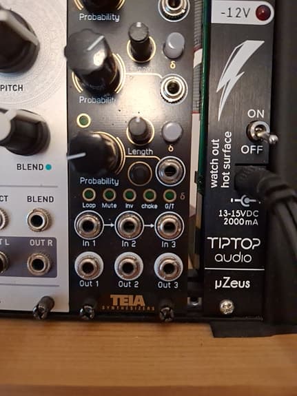 Eurorack Teia synthesizers Skiplog - Rhythmic Probability Processor - image 3