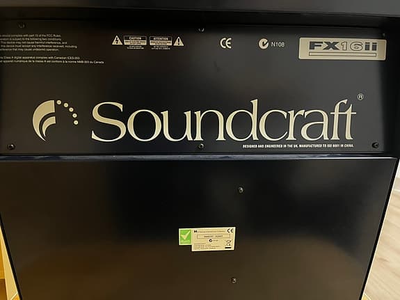 Soundcraft FX16ii analoginen mikseri - image 5