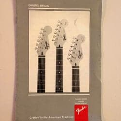 1995 Fender Squier Stratocaster Telecaster manual