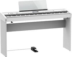 Roland FP-60X WH Digitalpiano (Vit) + Original benställ KSC-72 WH