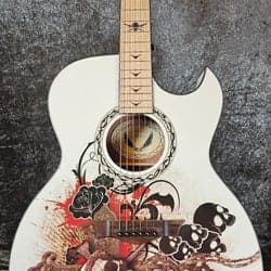 Dean Exhibition Resurrection Acoustic-Electric Guitar Inkl. hardcase
