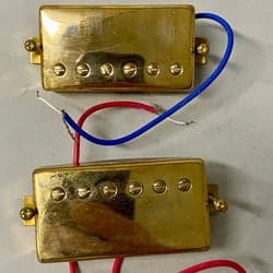 Epiphone Humbucker Set Guld Matchat Par Hals & Stall Uppmätta Retro Mickar