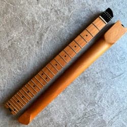 Roasted Guitar Neck with Roasted Maple Fretboard – 24-Fret Headless