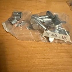 Gotoh 2 x 2 krom basgitarr stämskruvar krom luthier reparation Japan 1 of 2