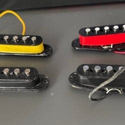 4-pack Single Coil Pickups för Elgitarr