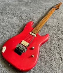 JET JS-850 RLC FR + Case – Floyd Rose, rostad lönn, relic finish!