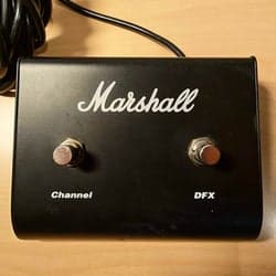 Marshall 2-Button Footswitch – Fotomkopplare för gitarrförstärkare