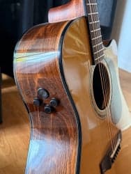 Cort Gold A6 Bocote CE – All Solid + Deluxe-väska