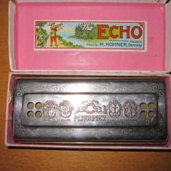 Vintage munspel The Echo Harp M.Hohner