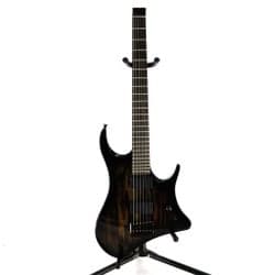 Harlem Headless Guitar by Gear4music, Trans Black - DEFEKT