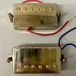 Wilkinson Humbucker Set Guld N & B Matchat Par Gitarrmickar Gold Covers
