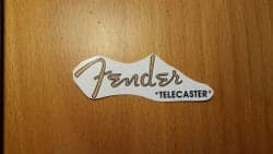 Fender Telecaster vattendekal
