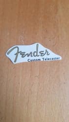 Vattendekal Fender custom telecaster lite tight skuren