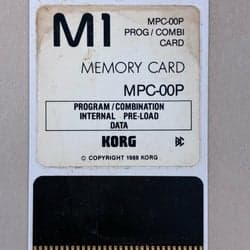 Korg M1 MPC-00P Minneskort