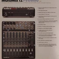 Alesis MultiMix 12 FireWire mixer och ljudkort