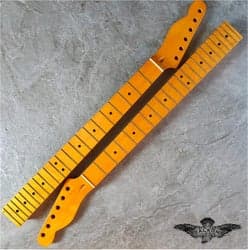 Electric Guitar Left Handed Neck- Maple Fretboard! Tele Yellow finish