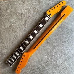 Limited Edition Electric Guitar Neck – Tele Rosewood 22 Fret block Pearl Inlays