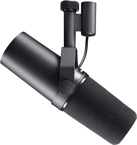 Shure SM7B Wired Cardioid Microphone (XLR), A