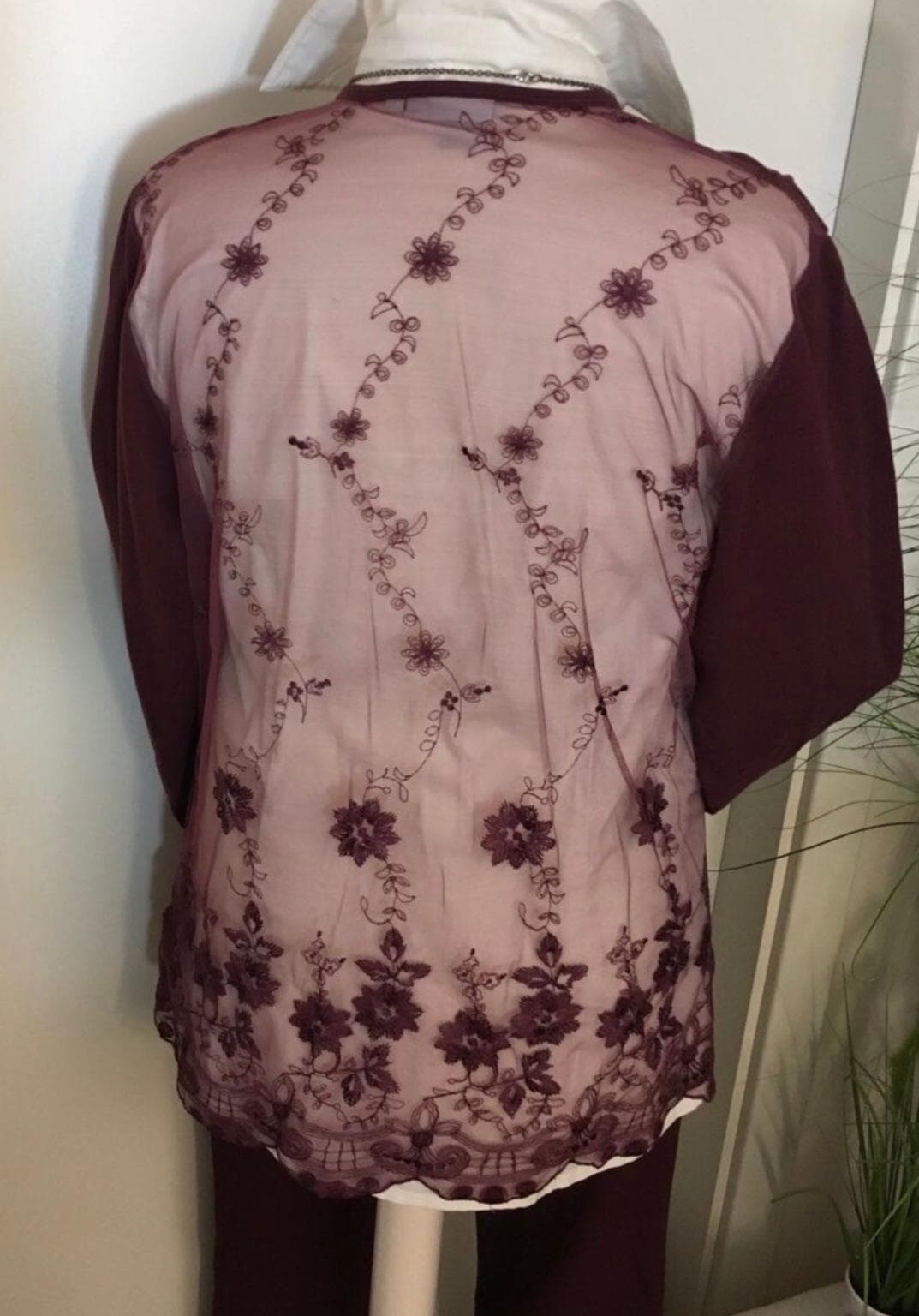 Set Damen Cardigan Hosen Plus Size, Gr 44 (M)