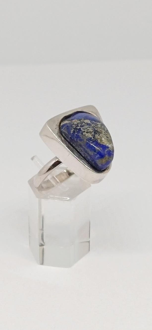 ☄️ Massiver Ring mit Echtem Lapislazuli