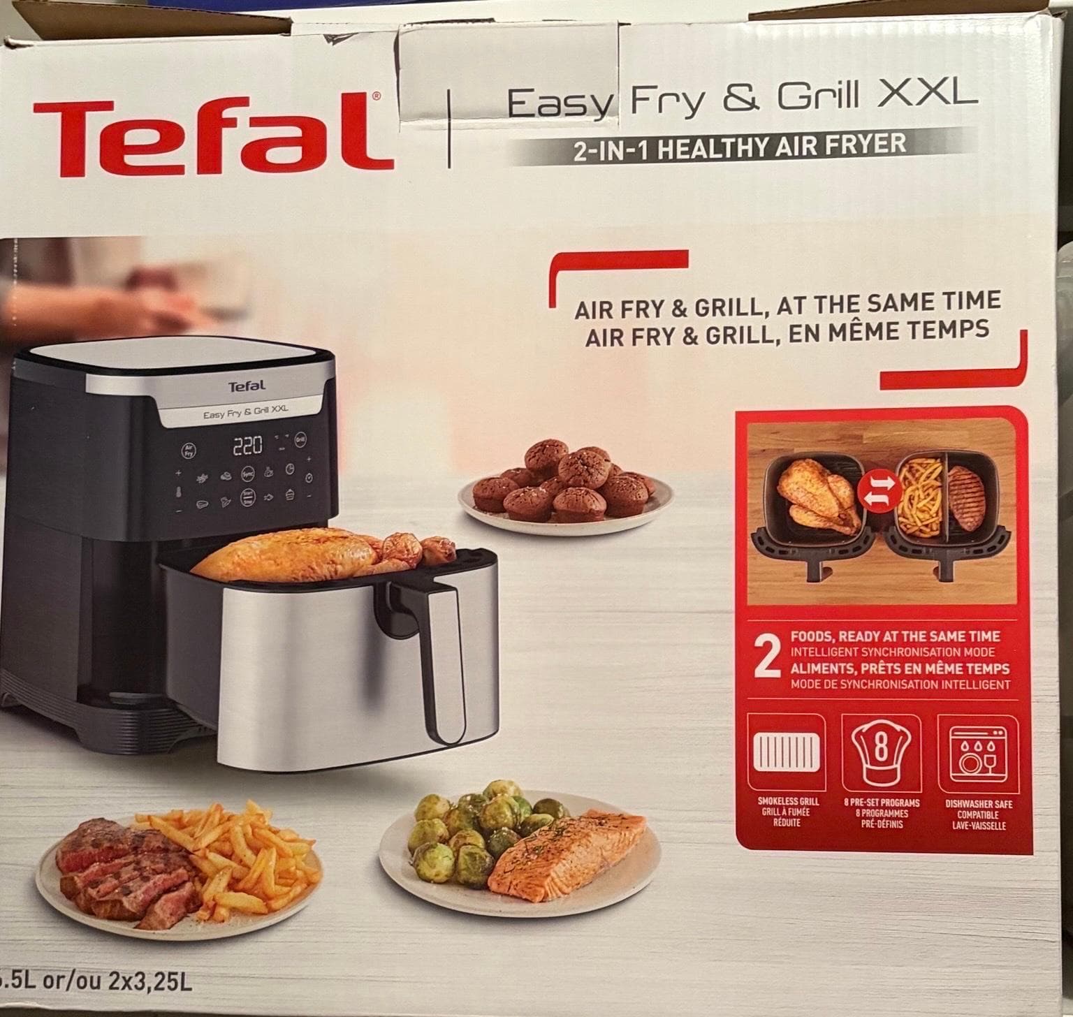 Airfier Tefal Easy Fry Grill XXL