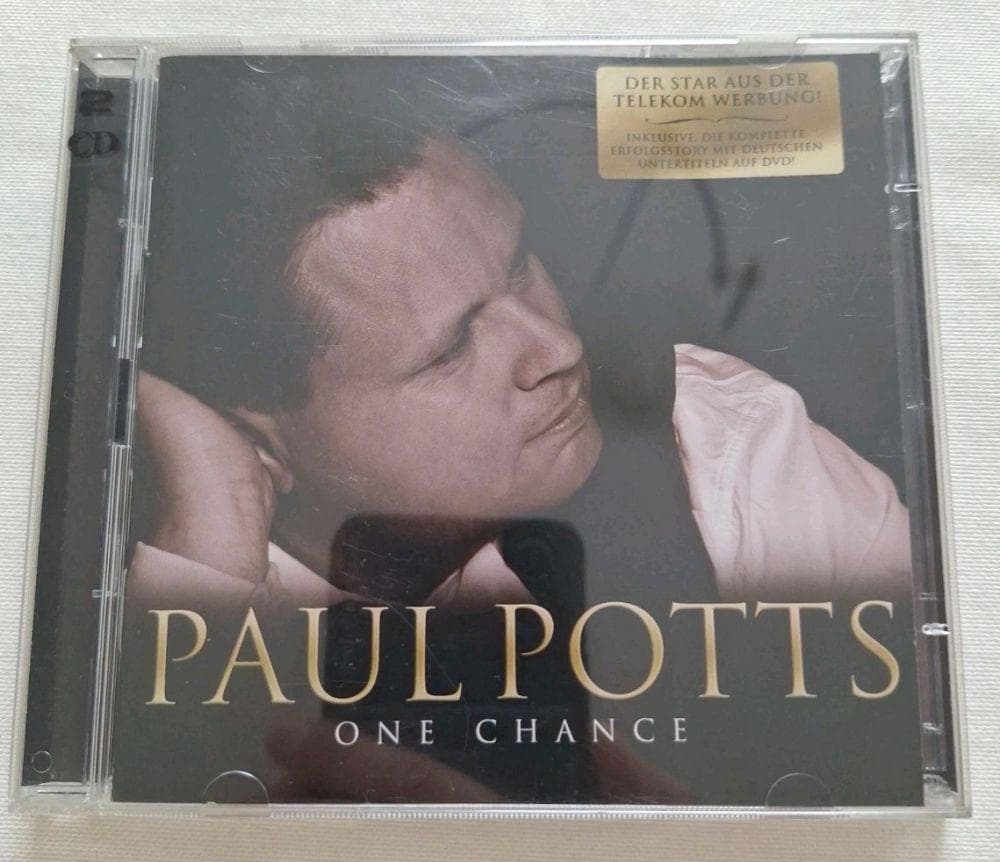 Paul Potts mit one chance (1 CD und 1 DVD zu